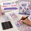Marcadores acrílicos de doble punta de 24 colores para pintura DIY infantil, adecuados para usar en piedra, madera, cerámica, lienzo y otros materiales