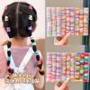 Diadema para el Cabello de Niñas, Alta Elasticidad, Goma para Cola de Caballo, Duradera y No Dañina para el Cabello, Diadema para Bebé, Cuerda para el Cabello Popular con Estuche de Cuero