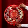 Adesivos Criativos de Casamento com Símbolos Felizes, Decoração de Quarto de Casamento Estilo Chinês, Adesivos Vermelhos Grandes com Caractere Feliz, Suprimentos Essenciais para Celebração de Casamento Atacado