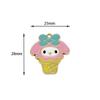 Postre Kulomi Melodía Dibujos animados Lindo Pudín Perro DIY Accesorios de Joyería Aleación Gota Aceite Llavero