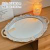 Espelho Espelho de Maquiagem Espelho de Vestir Celebridade da Internet Espelho Retrô Francês Ornamento de Mesa Bandeja de Exibição e Armazenamento de Joias Adereço para Fotos