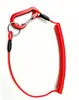 Lanyard retráctil automático para señuelo de pesca al aire libre al por mayor, cuerda de resorte anti-pérdida, accesorio para caña de pescar, accesorios para equipo de pesca