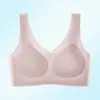 Sutiã Fino Estilo Colete Feminino Sem Costura com Sensação de Segunda Pele Confortável Sem Aro com Bojo Fixo Integrado Sutiã Anti-Queda
