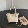 Bolso pequeño cuadrado texturizado, moderno y casual, nuevo estilo otoño 2026, nicho para mujer, color liso, de hombro y cruzado