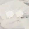Fatias de Vieira de Água Doce Bordas Esculpidas com Furos Superfície Natural Concha Contas Soltas Material para Pulseira Brincos Acessórios de Pingente