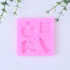 Babador Garrafa Meias Chinelo Açúcar Molde de Silicone Produtos para Bebê Molde de Decoração de Bolo Molde de Argila Chocolate