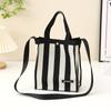 Bolsa Feminina com Padrão Pied-de-Poule Versátil de Grande Capacidade Bolsa Transversal para Estudantes e Trabalhadores de Escritório Bolsa Tote Casual