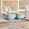 Estante para lavabo de baño bajo lavabo, organizador de lavabo colgante para inodoro, estante de almacenamiento para lavabo