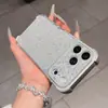 Aplicable a Apple 17ProMax Ventana Grande Venta Caliente Funda de Teléfono de Lujo con Pedrería iPhone16 Cubierta Protectora de Gama Alta