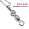 Pasador de arco giratorio de estilo japonés de cobre, conector giratorio de estilo japonés, conector de 8 anillos, equipo de pesca, suministros de pesca
