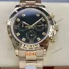 Reloj para Hombre Rolex Daytona Serie 40mm Multifuncional Cronógrafo Incrustado de Diamantes Mecánico Totalmente Automático Aliexpress