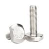 Parafuso de aço inoxidável 304 com ranhura de punção em T GB37A2-70 Parafuso de placa de pressão de molde em T M5M6M8M10