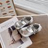 Zapatos de Cuero para Niñas 2025 Primavera y Otoño Nuevo Estilo Zapatos de Princesa Lolita con Adorno de Encaje para Bebés de Boca Baja