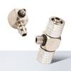 Conector rápido de micro tráquea, codo de 90 grados, recto, M5, M6, tornillo rápido, conector PC, enchufe rápido con anillo de sellado PL