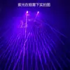 Óculos de Sol Iluminados com LED para Festa, Óculos de Sol Disco, Óculos de Laser Tech Cyberpunk, Luvas a Laser