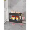 Estante de Almacenamiento de Pie Detrás de la Puerta, Carrito Móvil para Sándwiches, Refrigerador, Gabinete para Espacios Estrechos, Baño, Cocina, Estante de Almacenamiento para Sala de Estar
