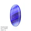 Cabujón Oval de Cristal Natural 15*30mm para Incrustación DIY en Collares Broches Accesorios de Fondo Plano Cabujón en Forma de Huevo de Piedra Semipreciosa