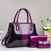 Comercio Exterior Transfronterizo Moda Bolso de Mujer Nuevo Bolso de Hombro Cruzado de Alta Gama Gran Capacidad Diseño de Patrón de Serpiente Bolso de Mano