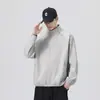 Jaqueta Masculina Adolescente Retro Americana Gola Alta 26 Anos Primavera e Outono Casual Versátil Roupa de Trabalho Outerwear Marca Moderna Solta