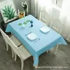Mantel impermeable y a prueba de aceite, tapete de mesa de comedor estilo ins, sensación de lujo ligero y alta gama, protector de escritorio, estampado de cuadros clásico, no lavable