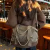 Bolsa de Gran Capacidad para Mujer 2025 Nueva Versátil Bolso Cruzado Retro Motocicleta Hombro Viajero Bolsa de Mano