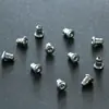 Brincos de Aço Inoxidável Puro com Tampões de Ouvido Combinando Plugue de Bala Material Acessórios de Joalheria