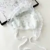 Lenço de Cabeça de Renda com Morango Cereja Vermelho Faixa de Cabelo Estilo Pastoral Lenço de Seda para Amarrar Estilo Praia Lenço Triângulo Fino para Cobrir a Cabeça