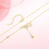 Colar Original Tichia Lucky Little Pegasus Feminino Prata de Lei S925 Luxo Leve Nicho Concha Pônei Franja Corrente da Clavícula