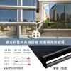 Película anti-espiado de lente única con aislamiento térmico electrostático película protectora solar para ventana de balcón protección contra rayos ultravioleta privacidad calcomanía de vidrio sin adhesivo