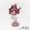 Suporte Acrílico de Garota Mágica, Impressão Frente e Verso com Base, Ornamento Colecionável de Mesa, Em Estoque