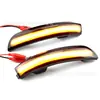 Adequado para Ford Focus Mk2 Mk3 Mondeo Mk4 Espelho Retrovisor LED Seta Sinalizador de Direção