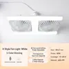 Lâmpada de teto LED e27 com ventilador duplo super vento silenciosa
