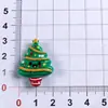 Acessórios de borracha macia de Natal em desenho animado, artesanato DIY, cola de creme para capas de celular, ímãs de geladeira, presilhas de cabelo, joias e enfeites para tamancos