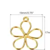 Acessórios para Joias DIY Pingente de Liga com Flor Recortada Flor de Ameixa Pingente Pequeno de Liga Retrô Modelo Mais Vendido Europeu e Americano