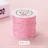 Cuerda Tejida a Mano No. Hilo de Jade 72 Hilos Segmentado Teñido Gradiente Colorido Cuerda de Cinco Colores Hilo para Pulsera DIY Nudo Chino Cuerda Venta al por Mayor