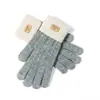 Guantes de Punto de Invierno para Hombres y Mujeres, Engrosados y Tacto de Terciopelo Pantalla Táctil Ciclismo, Antifrío Felpa Pareja Cálidos Lana Guantes Venta al por Mayor