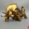 Exquisitas artesanías de bronce para el hogar y la oficina, adornos de vaca de latón, adornos de bronce de Toro Tauro, Toro del Zodíaco alcista