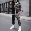 Traje deportivo de manga larga para hombre, tendencia AliExpress, nueva estación independiente europea y americana transfronteriza 2023.