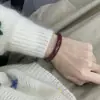 Novo Bracelete Vermelho Cinnabar Estilo Chinês para Mulheres, Acessórios Estilo Antigo, Mesmo Estilo para Melhor Amiga, Não Desbota, Bracelete de Alta Qualidade para Mulheres, Presente