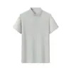 Camisa Polo Masculina com Adesivo Contínuo, Uniforme de Golfe Transfronteiriço, Roupas de Golfe com Proteção UV, Logotipo Personalizado