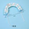 Pelota Rellena Luna Estrella Nube Blanca Adorno para Pastel Estéreo Suave Lindo Nube Blanca Cumpleaños Mesa de Postres Decoración para Pastel