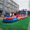 Tobogán inflable de barco pirata tema de aventura al aire libre parque acuático fabricantes de equipos de juegos para padres e hijos venta al por mayor