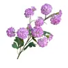 Arranjo de Cena com Flores Artificiais, Flores Artificiais da Série Roxa para Celebração de Casamento, Arranjo de Flores de Chão, Decoração Suave e Flores para Paisagismo de Salão de Casamento