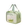Bolsa de maquillaje, bolsa de aseo, bolsa de viaje portátil de gran capacidad, impermeable, adecuada para gimnasio, natación, baño, bolsa de almacenamiento transparente de doble capa