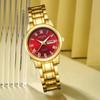 Una generación de relojes de moda para damas más vendidos transfronterizos, calendario doble, compacto, reloj no mecánico, resistente al agua, reloj de pulsera simple para mujer