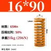 Padrão Japonês Resistente a Altas Temperaturas Mola de Molde Mola de Compressão Doméstica 65Mntf Fio Plano de Alta Resistência Compressão Retangular Alta Elasticidade
