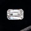 Venta caliente transfronteriza en stock moissanita talla esmeralda 0.3-5.5 quilates piedra suelta engastada colgante anillo de grava accesorios de superficie