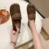 Zapatos de Conducir Planos de Venta Caliente para Mujer 2026 Otoño Nuevos Retro Versátiles Casuales Cómodos Suela Suave Slip-on Zapatos de Madre para Mujer