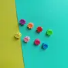 Grampo de Cabelo Pétala de Margarida Novo Estilo Feminino Ins Acessórios de Cabelo Infantil Colorido Mini Pequeno Presilha Fofa Franja