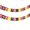 Banner de Fiesta de Letras de Feliz Cumpleaños de Nuevo Estilo Transfronterizo Decoración de Cumpleaños Guirnalda Feliz Cola de Golondrina Cumpleaños de Bebé
